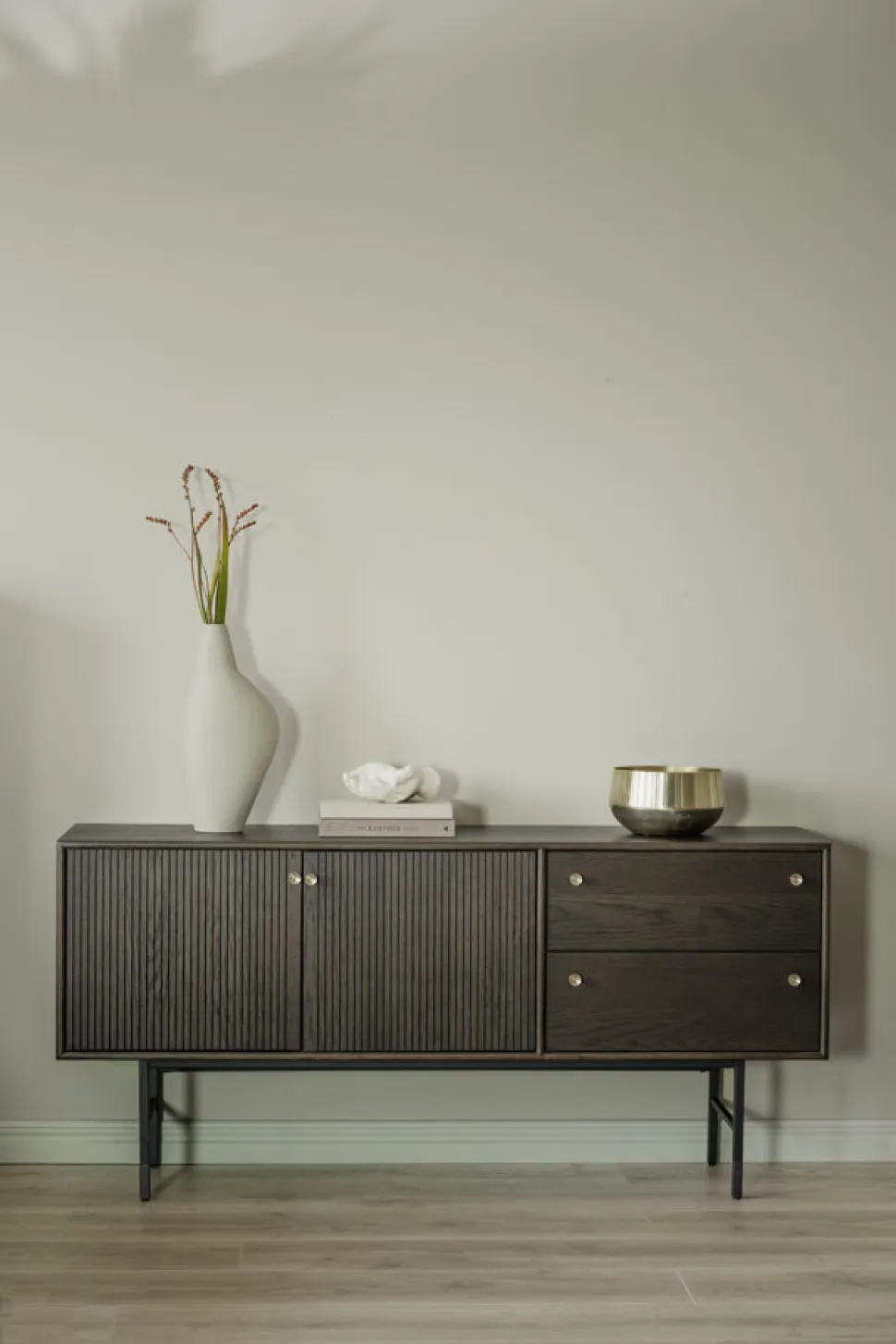 Sidobord 'Clearbrook' - Brun