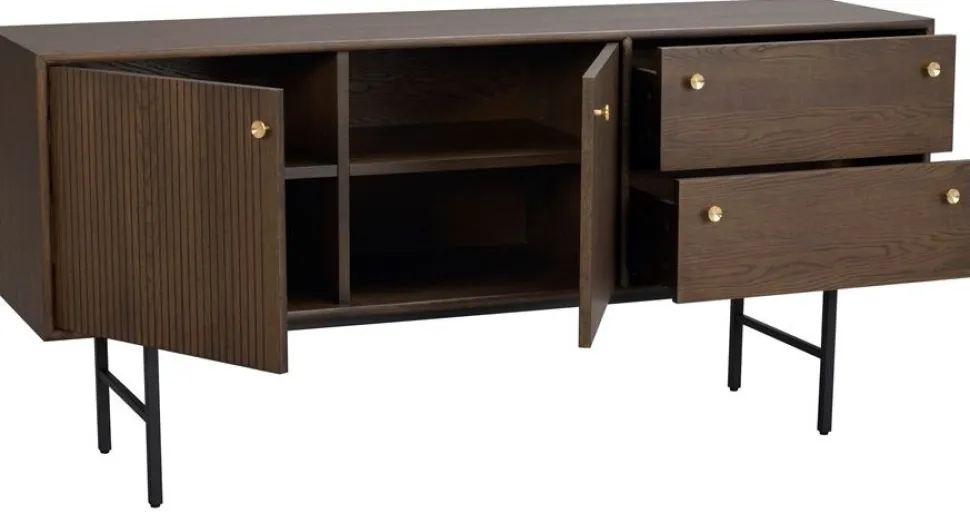 Sidobord 'Clearbrook' - Brun