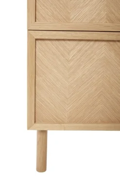 Sidobord 'Herringbone' - Natur