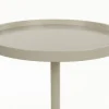 Sidobord 'Jason' Ø46 cm - Beige