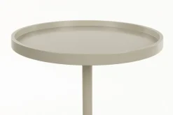 Sidobord 'Jason' Ø46 cm - Beige