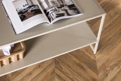 Sidobord 'Staal' - Beige