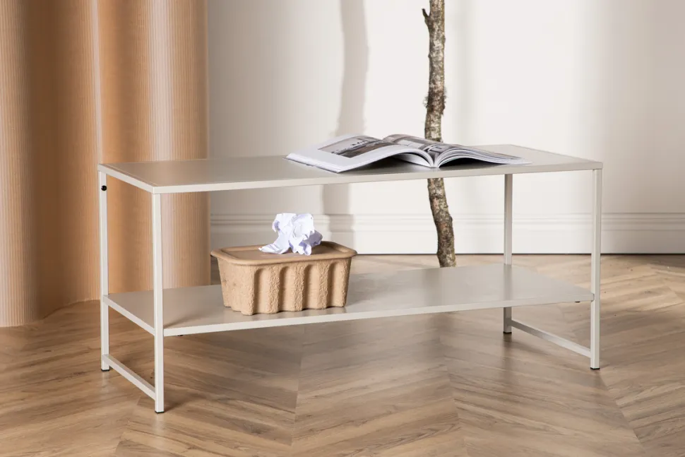 Sidobord 'Staal' - Beige