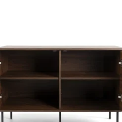 Sidobord 'Stripes Low' 120x42x50 cm - Brun