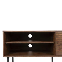 Sidobord 'Stripes Low' 120x42x50 cm - Brun
