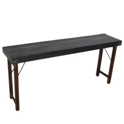 Sidobord Vintage 170x40cm - Svart