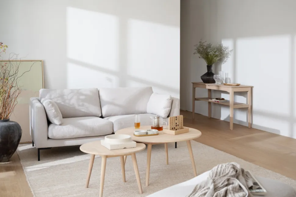 2,5-sitssoffa 'Corwin' - Ljusbeige