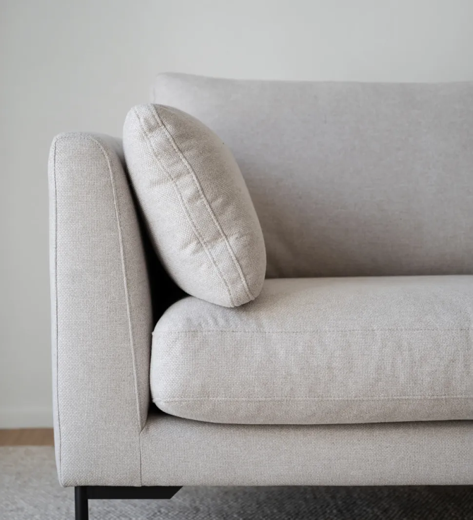 2,5-sitssoffa 'Corwin' - Ljusbeige