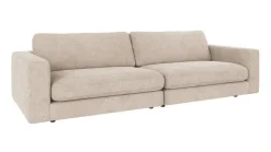 3-Sitssoffa 'Duncan' - Ljusgrå