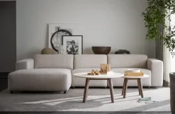4-Sitssoffa 'Willard' Schäslong V - Ljusbeige