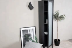 Skåp 'Acero' 35x150cm - Svart