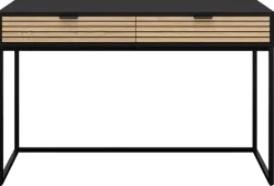 Skrivbord 'Line' - Ek/Svart