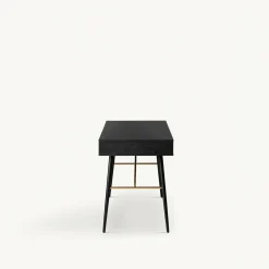 Skrivbord 'Lux' - Svart/Mässing