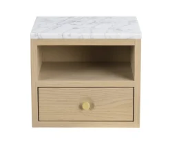 Sängbord 'Whitmore' - Ljus ek