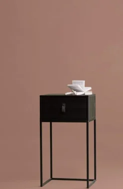 Sängbord 'Zola' låda - Svart