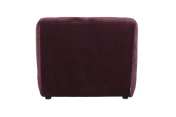 Soffa 'Giada' 1-sits - Plommon