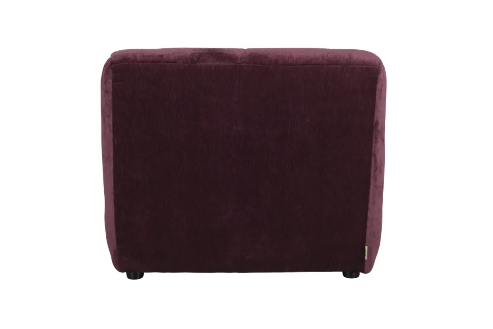 Soffa 'Giada' 1-sits - Plommon