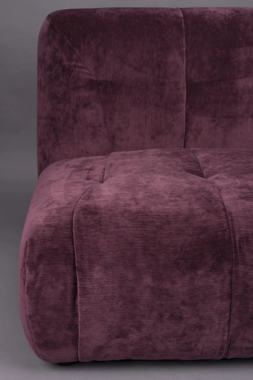 Soffa 'Giada' 1-sits - Plommon
