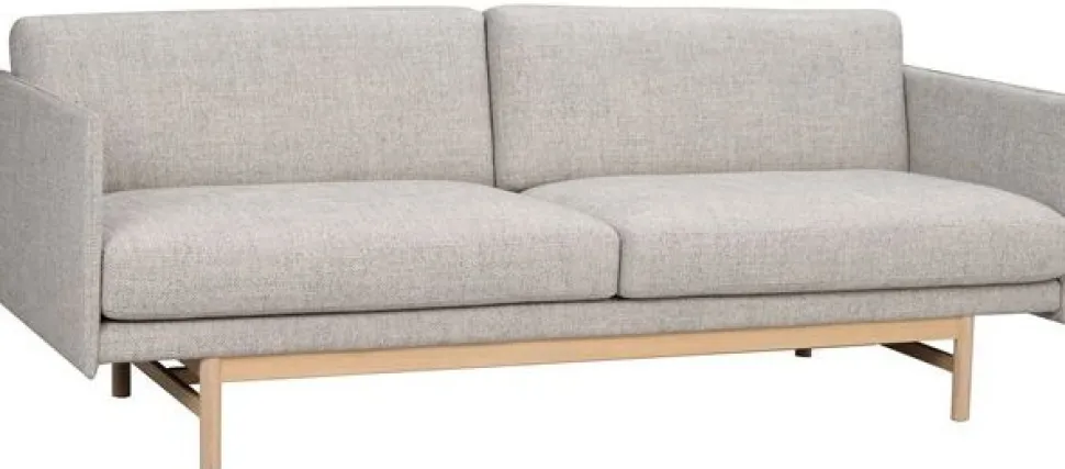 Soffa 'Hammond' 2-sits - Grå/Natur