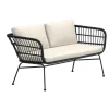 Soffa 'Isola' - Svart/beige
