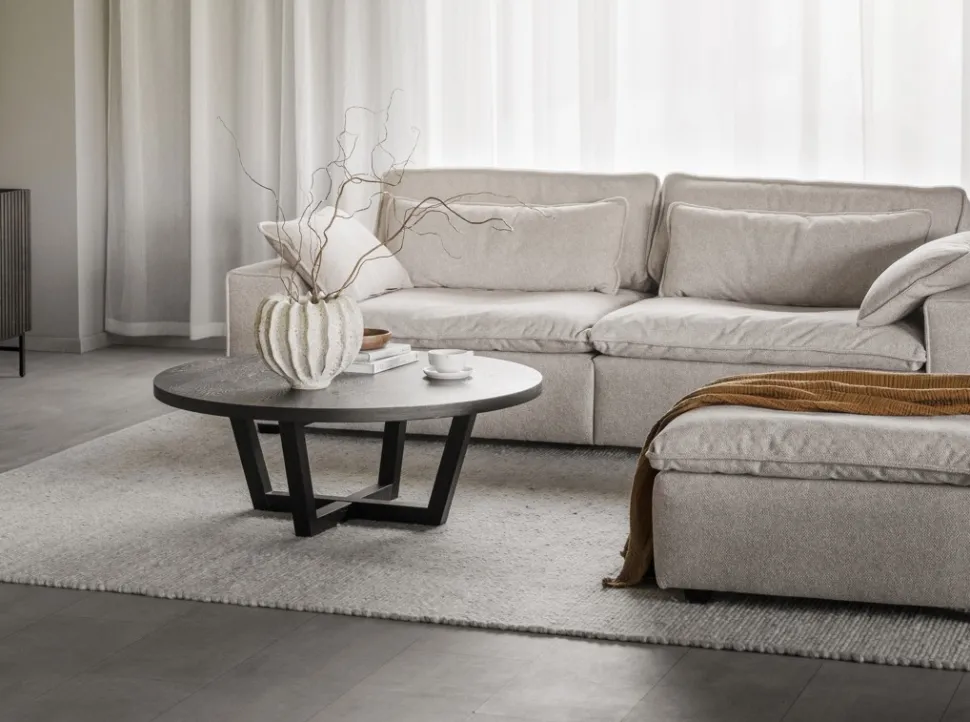 Soffa 'Rawlins' 3-sits 226cm - Beige