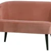 Soffa 'Sara' - Rosa/Sammet