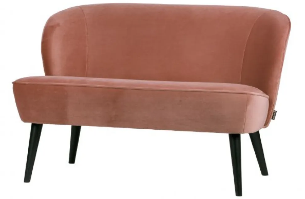 Soffa 'Sara' - Rosa/Sammet