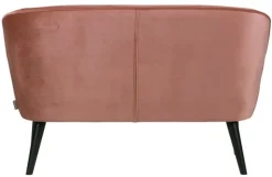 Soffa 'Sara' - Rosa/Sammet