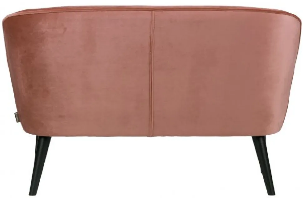 Soffa 'Sara' - Rosa/Sammet