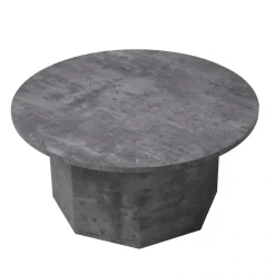 Soffbord 'Bilbao' Runt 80cm - Grå