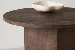 Soffbord 'Björkvik' Runt 60cm - Mocka