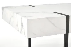 Soffbord 'Blanca' - Vit marmor