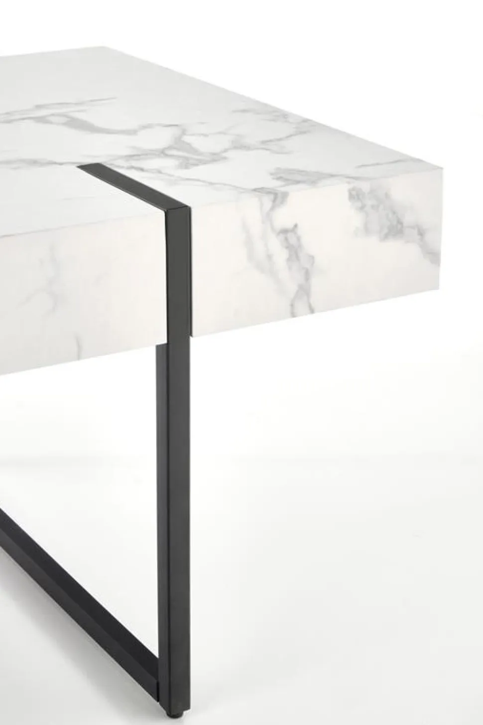 Soffbord 'Blanca' - Vit marmor