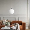 Soffbord 'Brooksville' 90x90cm - Vit/Brun