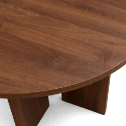 Soffbord 'Créme' Runt 75cm - Valnöt