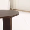 Soffbord 'Créme' Runt 55 cm - Valnöt