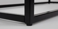 Soffbord 'Marble Power' - Svart/Marmor
