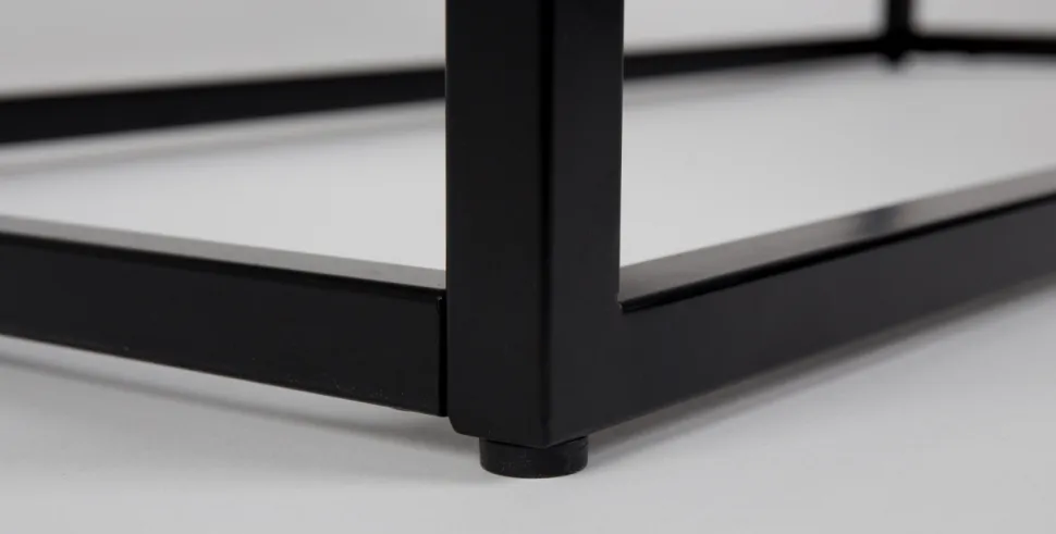 Soffbord 'Marble Power' - Svart/Marmor