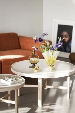 Soffbord 'Marsden' Runt 90cm - Ljus ek
