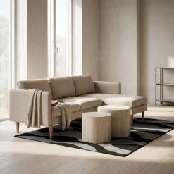 Soffbord 'Ponza' 2 delar - Beige