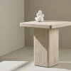 Soffbord 'Qvart' 50x50cm - Beige