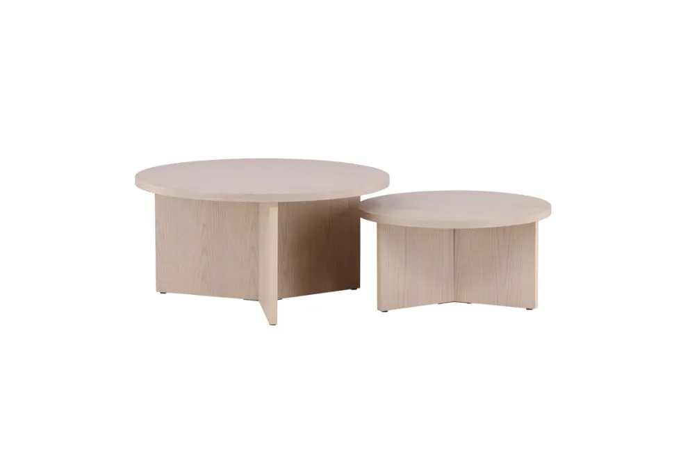 Soffbord 'Smögen' Runt 85cm - Natur