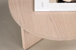 Soffbord 'Smögen' Runt 85cm - Natur