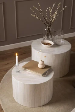 Soffbord 'Strömstad' - Beige
