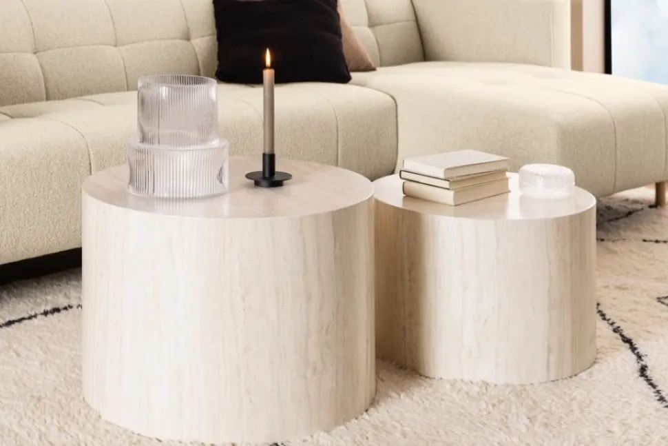Soffbord 'Strömstad' - Beige
