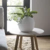 Soffbord 'Taransay' Runt 60cm - Beige/Vitpigmenterad