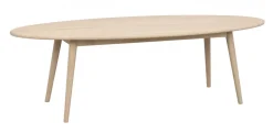 Soffbord 'Tompkins' 150x60cm - Vitpigmenterad ek