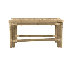 Soffbord/Trädgårdsbänk 'Bambu' - Natur