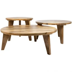 Soffbord Vintage Runt 65cm - Natur