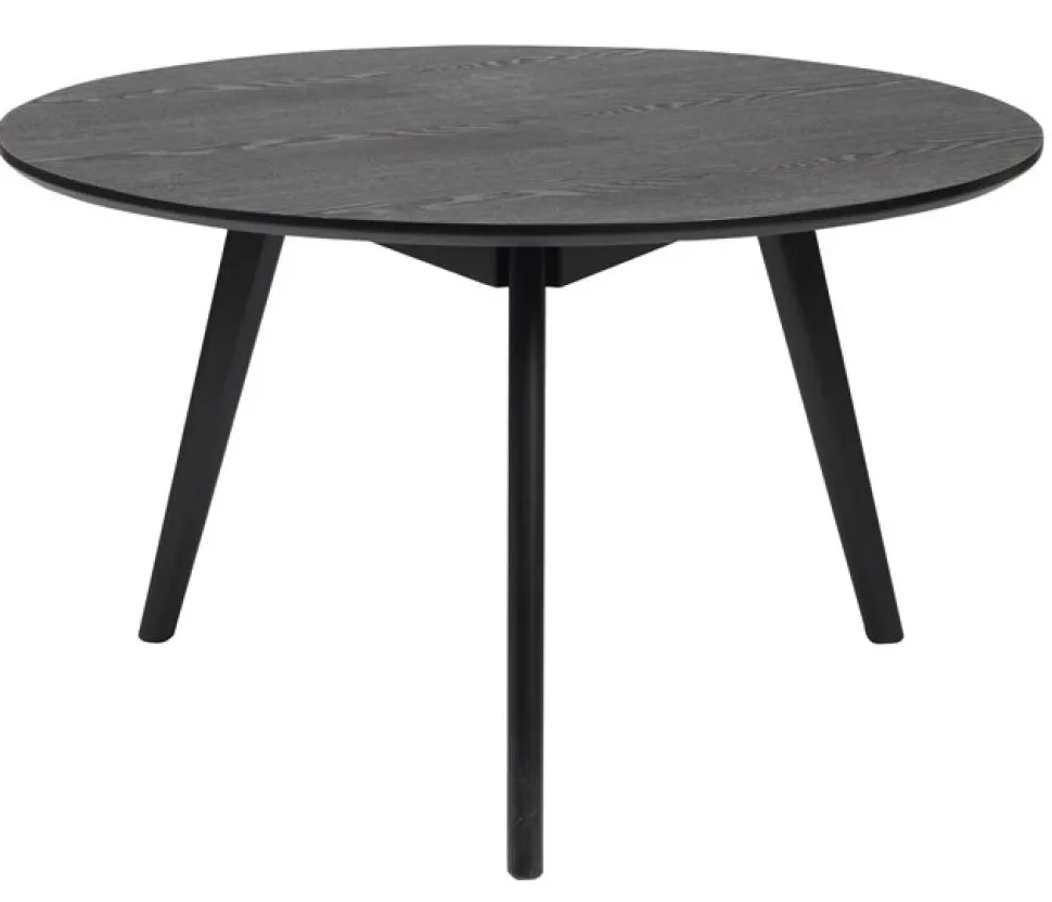 Soffbord 'Yumi' Runt 90cm - Svart
